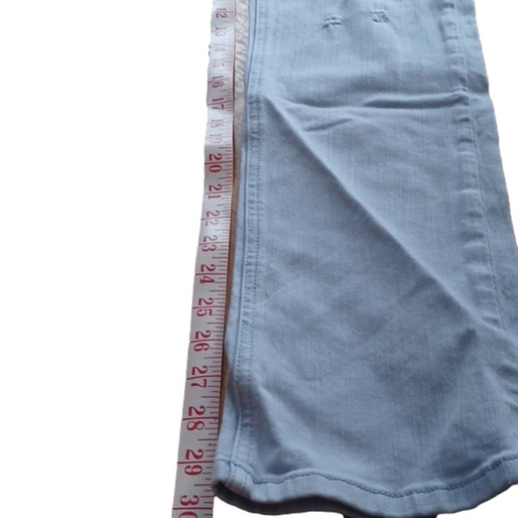 𝅺anthropologie Pilco and the Letterpress lightwash slim straight Size 27 jeans. - Picture 12 of 13